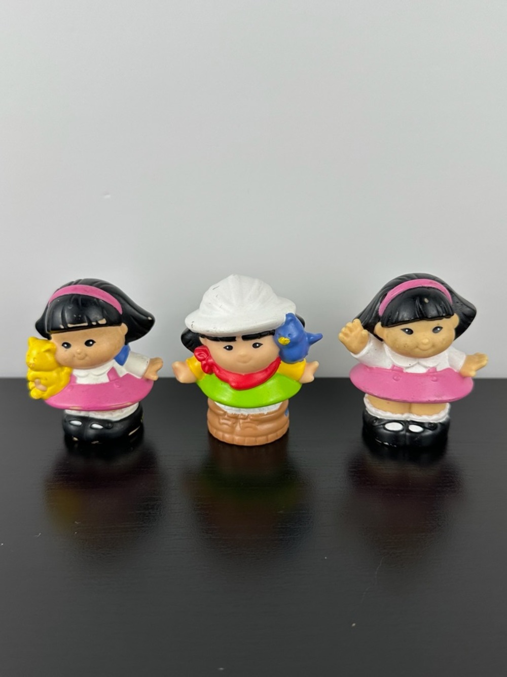 Fisher Price Little People Lot of 3 Sonya Lee Vintage Figurines Figures